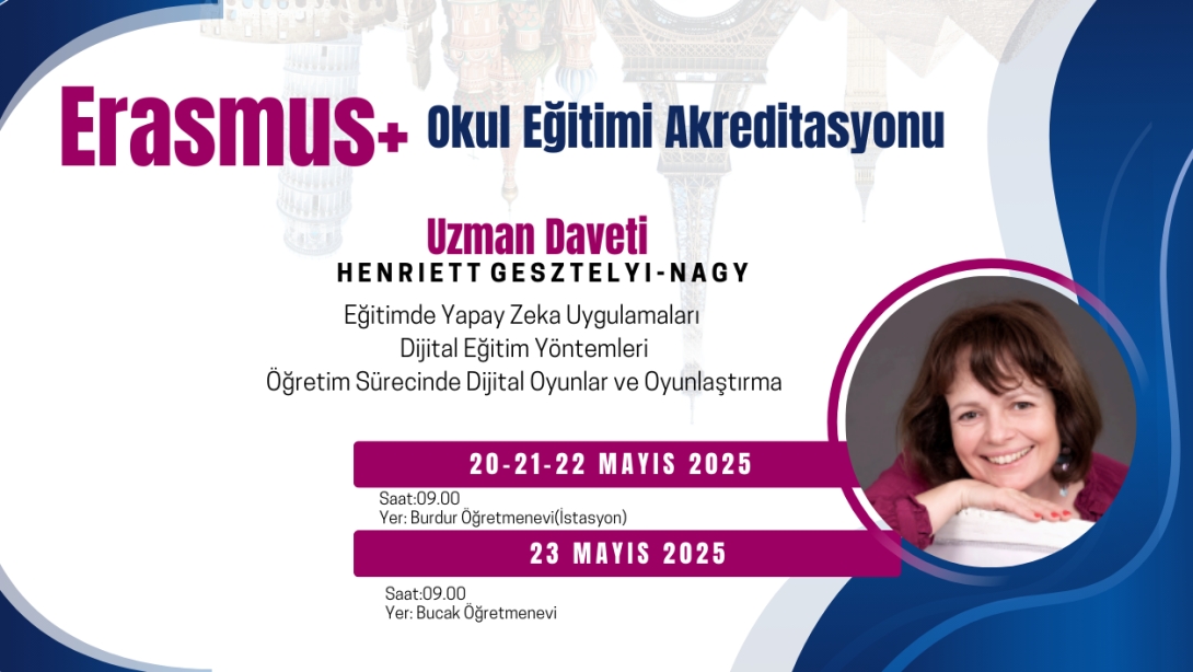  Uzman Daveti Konuğumuz Henriett Gesztelyi-Nagy ile üç farklı eğitim 